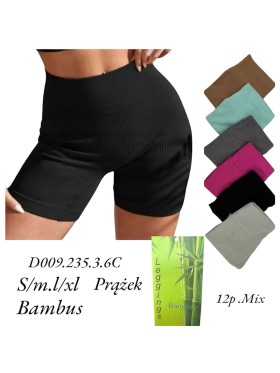 Legginsy   damskie , size S-xl, paczka 12szt, MIX kolor