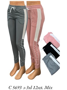 Spodnie  damskie , size S-3XL, paczka 12szt, mix kolor