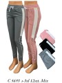 Spodnie  damskie , size S-3XL, paczka 12szt, mix kolor