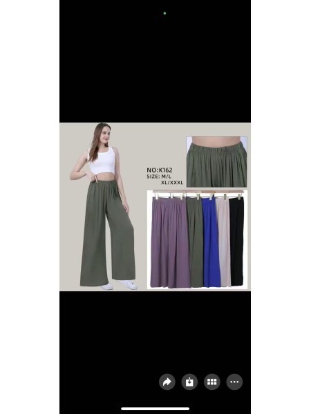 Spodnie damskie , size M-3Xl, paczka 12szt,MIX kolor