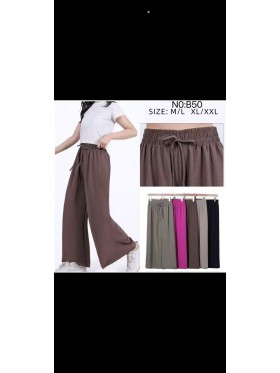 Spodnie damskie , size M-2Xl, paczka 12szt,MIX kolor