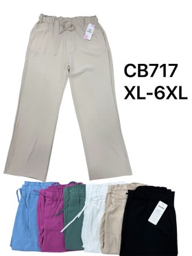 Spodnie damskie , size XL-6Xl, paczka 12szt,MIX kolor