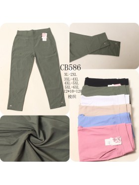 Spodnie damskie , size XL-6Xl, paczka 12szt,MIX kolor