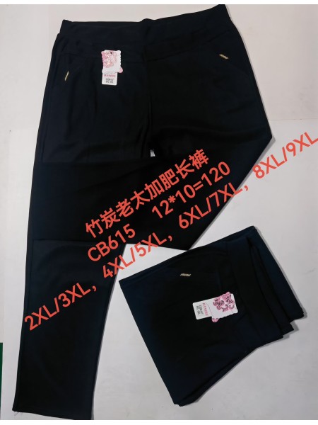 Spodnie damskie , size 2-9Xl, paczka 12szt,1 kolor