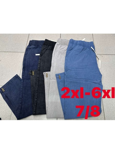 Spodnie damskie , size 2-6Xl, paczka 12szt,MIX kolor