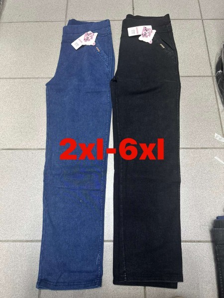 Spodnie damskie , size 2-6Xl, paczka 12szt,MIX kolor