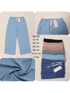 Spodnie damskie , size XL-6Xl, paczka 12szt,MIX kolor