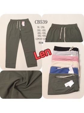 Spodnie damskie , size XL-6Xl, paczka 12szt,MIX kolor