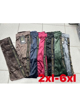 Spodnie damskie , size 2-6Xl, paczka 12szt,MIX kolor
