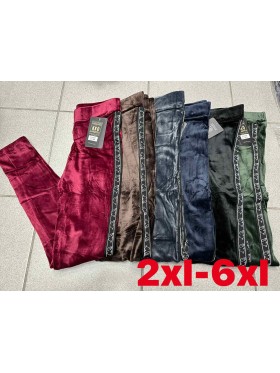Spodnie damskie , size 2-6Xl, paczka 12szt,MIX kolor
