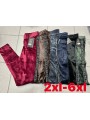 Spodnie damskie , size 2-6Xl, paczka 12szt,MIX kolor