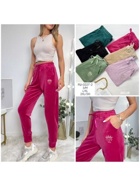 Spodnie damskie , size S-3Xl, paczka 12szt,MIX kolor