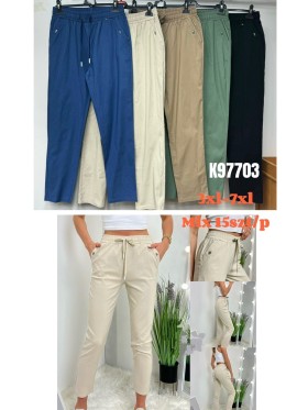 Spodnie damskie , size 3xl-7Xl, paczka 15szt,mix kolor