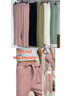 Spodnie damskie , size 3xl-7Xl, paczka 15szt,mix kolor