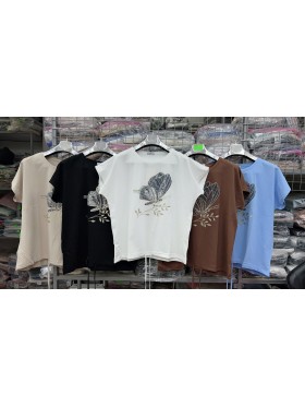 Bluzki damskie , size uni, paczka 12szt,mix kolor