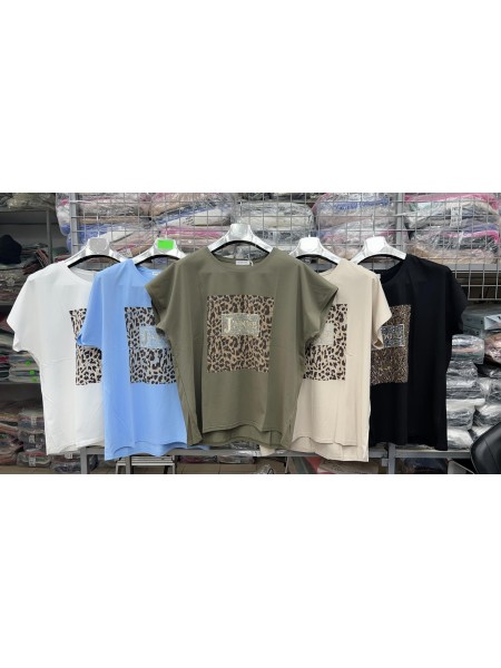 Bluzki damskie , size uni, paczka 12szt,mix kolor