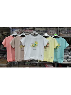 Bluzki damskie , size uni, paczka 12szt,mix kolor