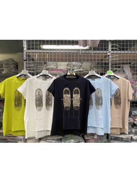 Bluzki damskie , size uni, paczka 12szt,mix kolor