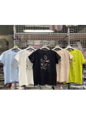 Bluzki damskie , size uni, paczka 12szt,mix kolor