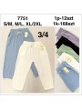 Spodnie damskie , size S-2Xl, paczka 12szt,MIX kolor