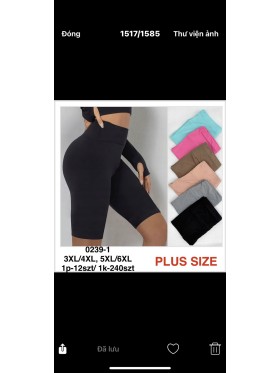 Legginsy damskie , size 3-6XL, paczka 12szt,MIX kolor