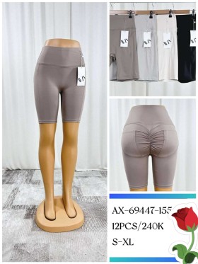 Legginsy damskie, size s-xl, paczka 12szt, mix kolor