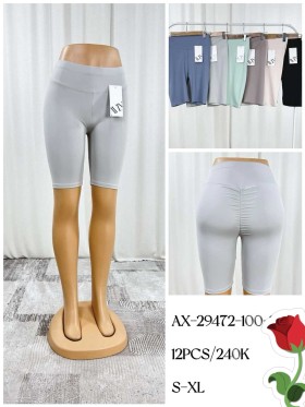 Legginsy damskie, size s-xl, paczka 12szt, mix kolor