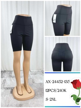 Legginsy damskie, size s-2xl, paczka 12szt, 1 kolor