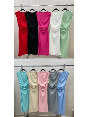 Sukienki  damskie Włoski, size uni, paczka 6szt, mix kolor