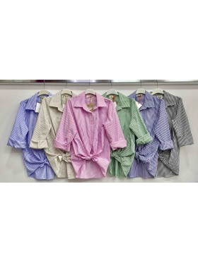 Koszule damskie Włoski, size uni, paczka 6szt, mix kolor