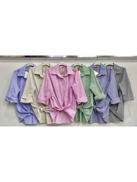 Koszule damskie Włoski, size uni, paczka 6szt, mix kolor