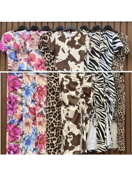 Komplety damskie Włoski, size uni, paczka 6szt, mix kolor