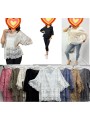 Bluzki damskie Włoski, size uni, paczka 6szt, mix kolor