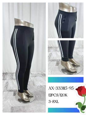 Spodnie damskie, size 3-8xl, paczka 12szt, 1 kolor