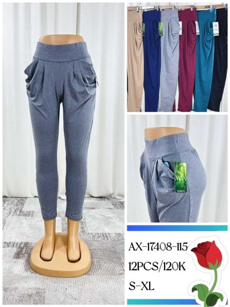 Spodnie damskie, size s-xl, paczka 12szt, mix kolor