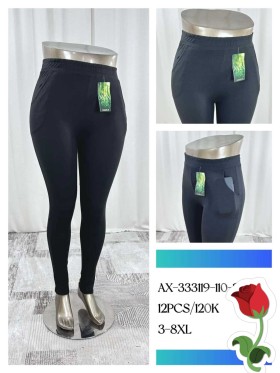 Spodnie damskie, size 3-8xl, paczka 12szt, 1 kolor