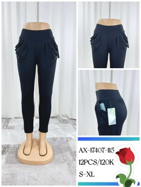 Spodnie damskie, size s-xl, paczka 12szt, 1 kolor