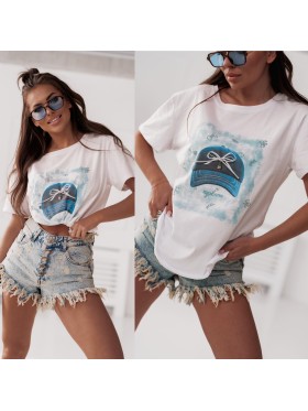 Bluzki damskie tureckie, size uni, paczka 6szt, 1kolor