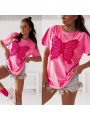 Bluzki damskie tureckie, size uni, paczka 6szt, 1kolor