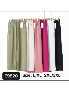 Spodnie damskie, size l-3xl, paczka 12szt, mix kolor