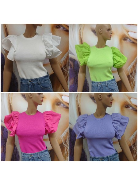 Bluzki damska , size uni ,paczka 12szt mix kolor