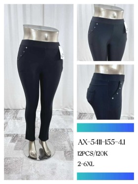 Spodnie damskie, size 2-6xl, paczka 12szt, 1 kolor