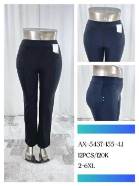 Spodnie damskie, size 2-6xl, paczka 12szt, 1 kolor