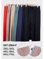 Spodnie damskie, size 2-7xl, paczka 12szt, mix kolor