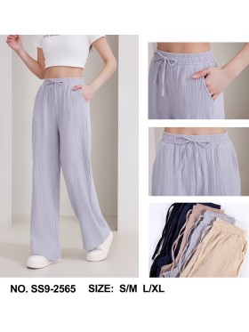 Spodnie damskie, size s-xl, paczka 12szt, mix kolor
