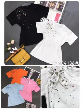 Bluzki damska , size uni ,paczka 12szt mix kolor