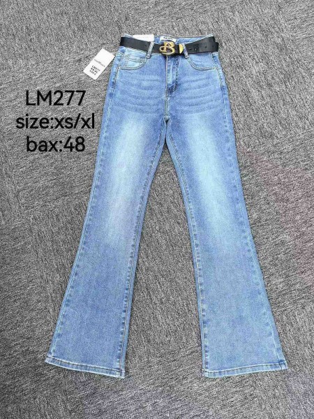Jeansy damskie  ,size XS-XL, paczka 12szt,