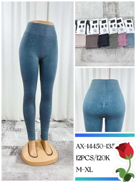 Legginsy damskie , size m-xl, paczka 12szt, mix kolor