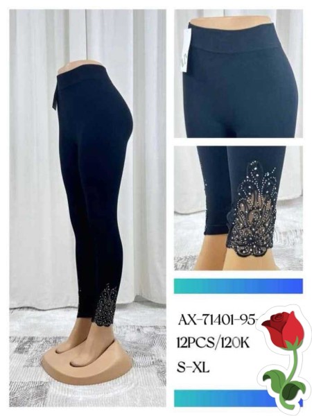 Legginsy damskie , size s-xl, paczka 12szt, 1 kolor