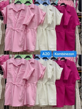 Kombinezony damskie Włoski, size uni, paczka 6szt, mix kolor